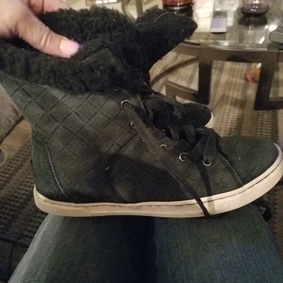 ugg high top tennis shoes